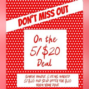 ☠️5/$20☠️ DEAL